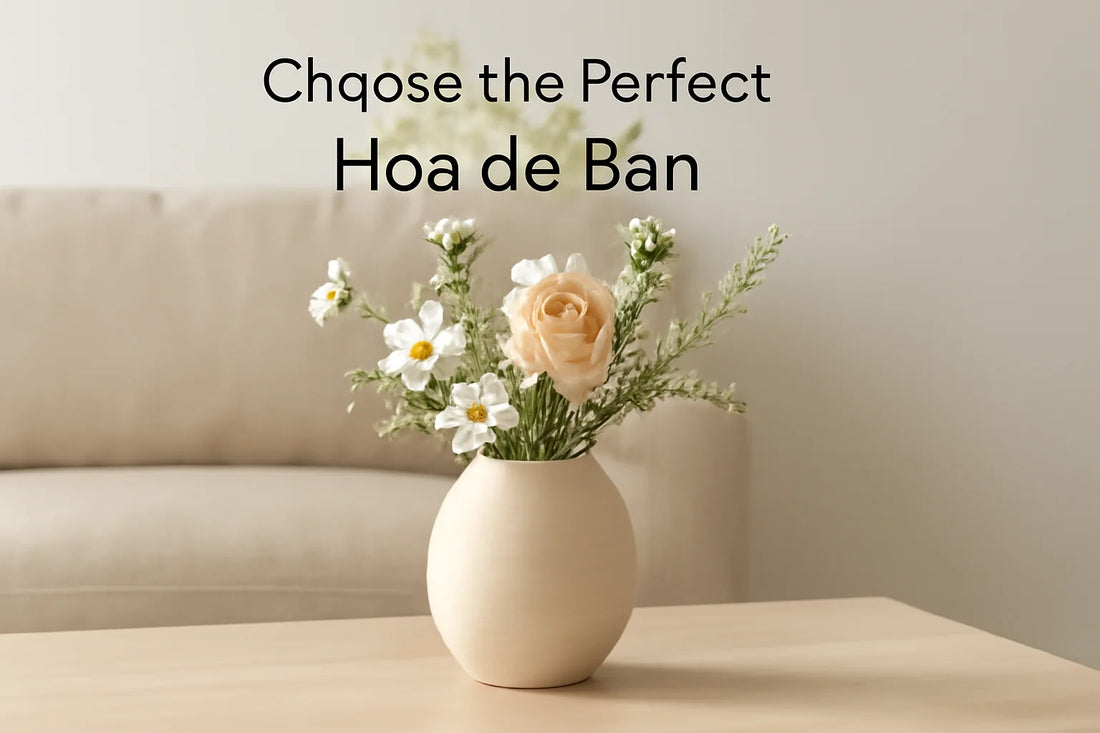How to Choose hoa để bàn That Elevates Your Home Scent